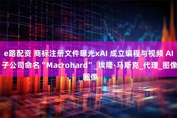 e路配资 商标注册文件曝光xAI 成立编程与视频 AI 子公司命名“Macrohard”_埃隆·马斯克_代理_图像